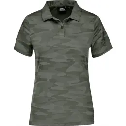Ladies Volition Golf Shirt Military Green